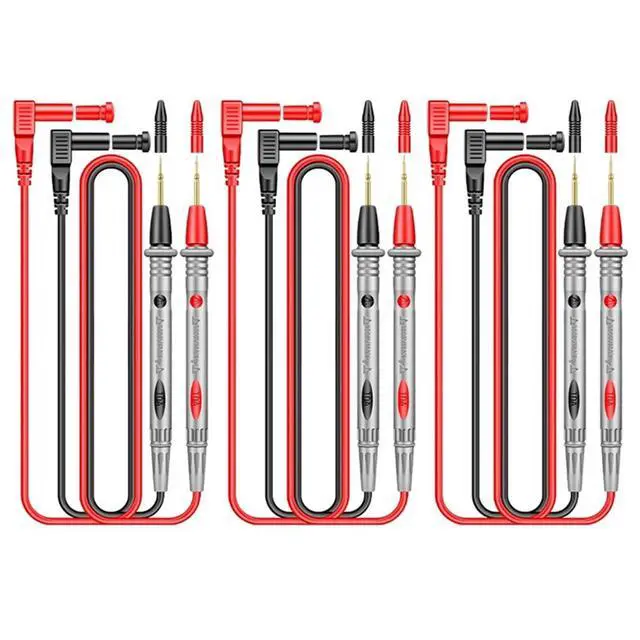 Alt view image 3 of 3 - 3PCS PT1005B Multimeter Probe Test Lead 1000V 10A Universal Needle Tip Multifunctional Electrical Tester