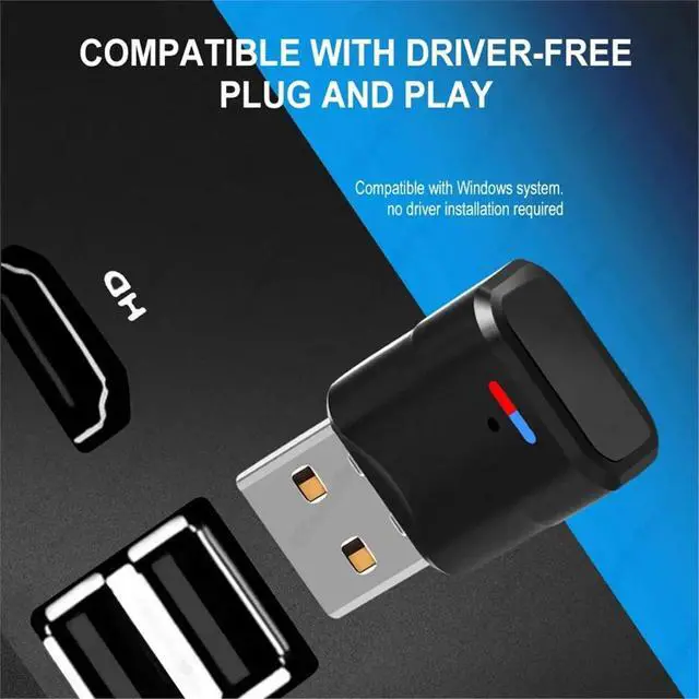 Alt view image 3 of 3 - For TV Computer Bluetooth-Compatible Headset Audio Transmitter BT5.3 Audio Adapter Driver-Free