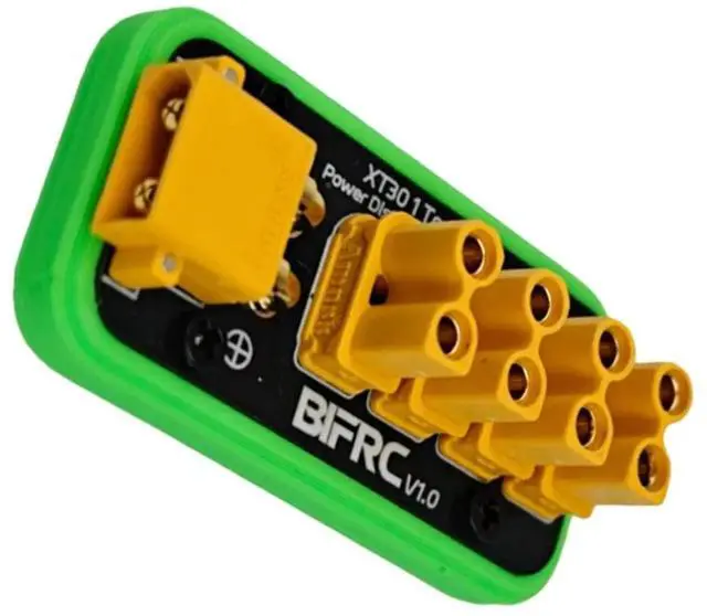 Main image of 30A XT30 Port 1 to 4-Channel Power Distribution Board XT30 Plug Socket Module for RC Model Car/Vehicle/Boat DIY Accessory