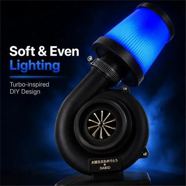 Alt view image 3 of 3 - For 3D Printer Multi-Color Creatives Turbo Lamp DIY Assembly and Soft & Even Creatives Lighting DIY for 3D Printer Part
