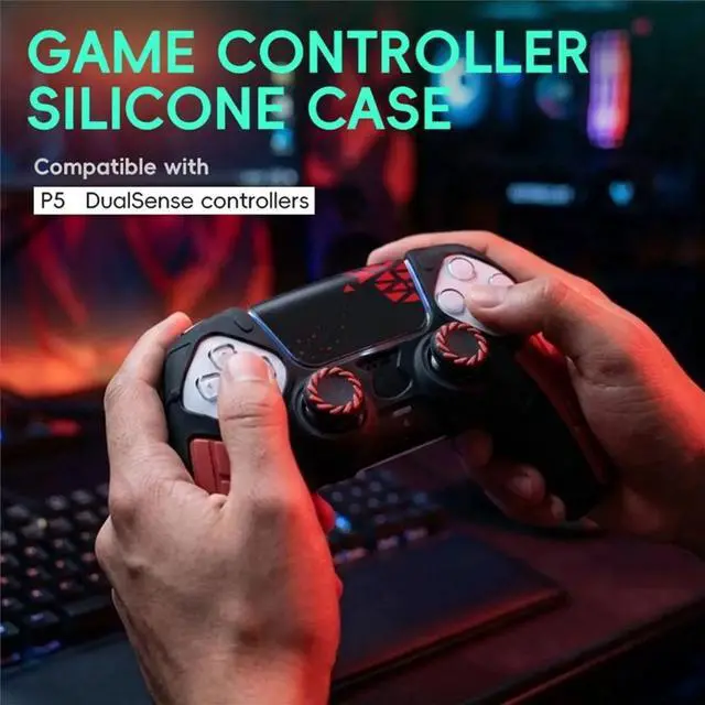Main image of Silicone Case Cover for with Thumb Grip Caps Kit Soft Protective Case Special Edition Series