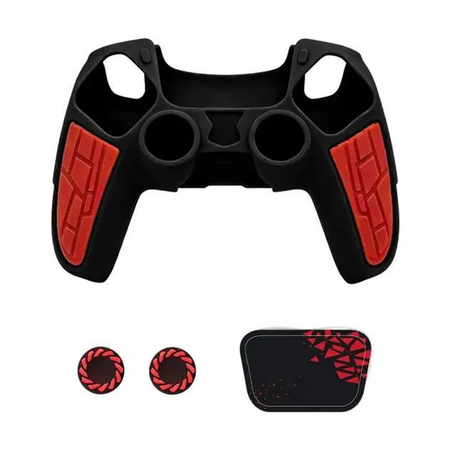 Alt view image 3 of 3 - Silicone Case Cover for with Thumb Grip Caps Kit Soft Protective Case Special Edition Series