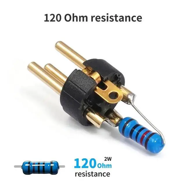 Alt view image 2 of 3 - IDUD Low Profile XLR Connectors XLR Connector Gold-Plated For DIY Microphone Audio Cable