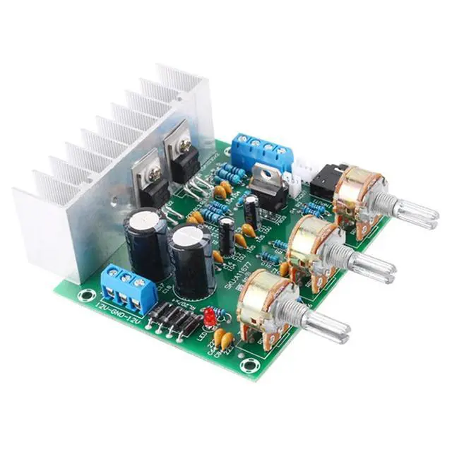 Alt view image 2 of 3 - HiFi High Fidelity TDA2030A Dual Channel Amplifier Board 2.0 Fever Speaker Sounds 2x15W Finished Electronic DIY