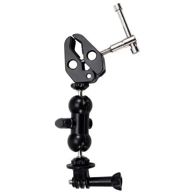 Alt view image 2 of 3 - Motorcycle Bicycle Mount Clamp Universal Bracket DSLR Camera Magic For Action Cameras