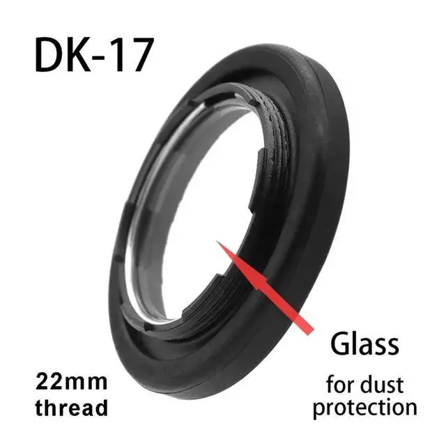 Alt view image 3 of 3 - -17 22mm Viewfinder Eyepiece with Glass for D2 / D3 Series, D700, D500, D4, D5, D6, Df, D800, D800E, D810, D850