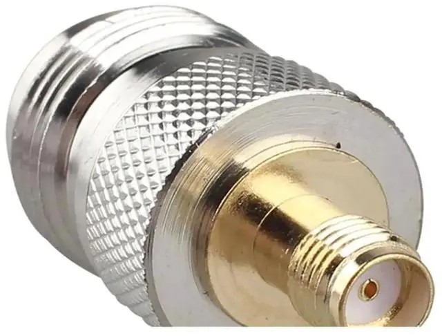 Main image of 4Packs SMA-N Coaxial Connector Gold Plated Copper Coaxial Adapter for Low-Loss Wi-Fi Antenna Extension Cables