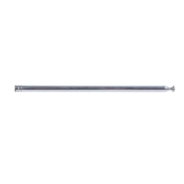 Alt view image 2 of 3 - 8Pcs 96Cm Length 7 Section Telescoping Stainless Steel AM FM Radio TV Antenna