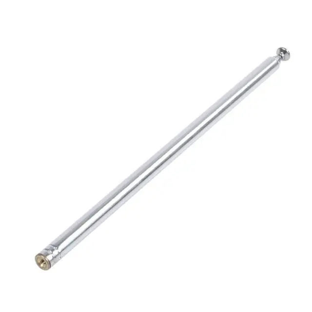 Alt view image 3 of 3 - 8Pcs 96Cm Length 7 Section Telescoping Stainless Steel AM FM Radio TV Antenna
