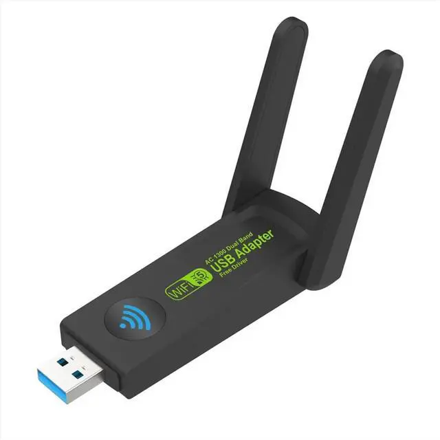 Main image of 1300Mbps USB3.0 Adaptateur Double Bande 2.4G 5Ghz Sans Dongle Antenne USB Ethernet Carte Adapter