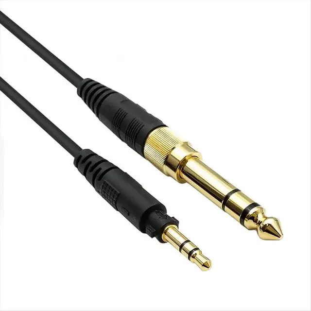 Alt view image 3 of 3 - Professional Headphone Cord for EAH-DJ1200 MixrHeadsets Wire with 3.5mm and 6.35mm Connectors