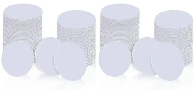 Main image of 100 PCS Ntag215 Tags Coin Cards, Blank Rewritable PVC 215 Tag Round 25Mm / 1 Inch RFID Card