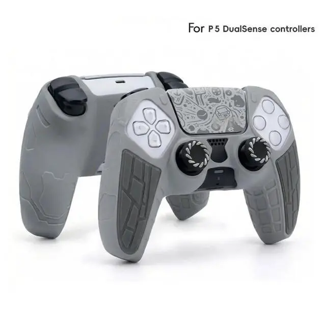 Alt view image 2 of 3 - Soft Silicone Case for with Thumb Grip Caps Soft Protective Case Cover Special Edition Series