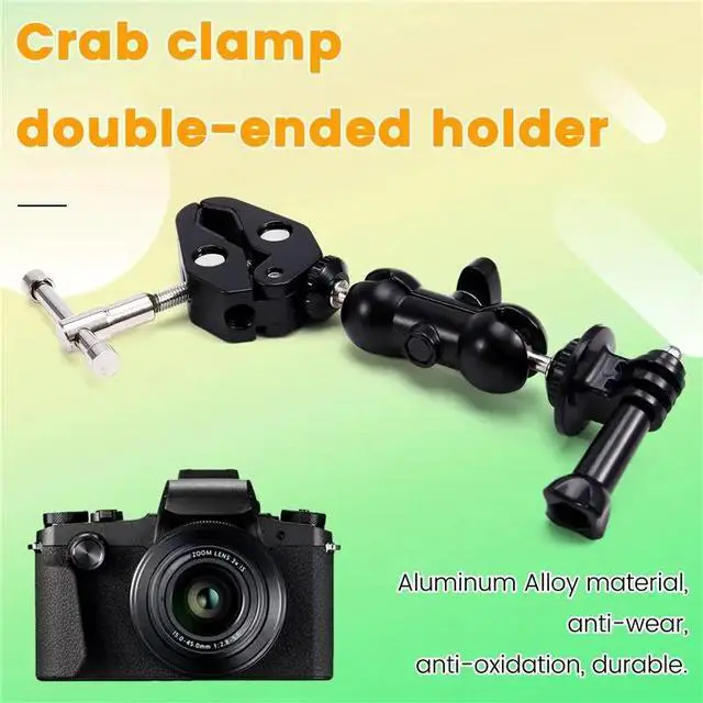 Alt view image 3 of 3 - Motorcycle Bicycle Mount Clamp Universal Bracket DSLR Camera Magic For Action Cameras