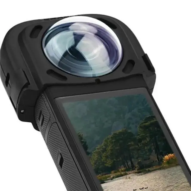 Alt view image 3 of 3 - Clip-On Type For X4 Lens Guard Camera Anti-Scratch Tempered Glass Lens Cap Protector Protective Cover