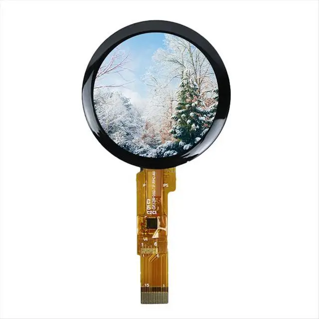 Alt view image 2 of 3 - 1.28 Inch Round IPS Capacitive Touch Screen 4W SPI Interface 15Pin GC9A01 Driver CST816T CTP 240x240