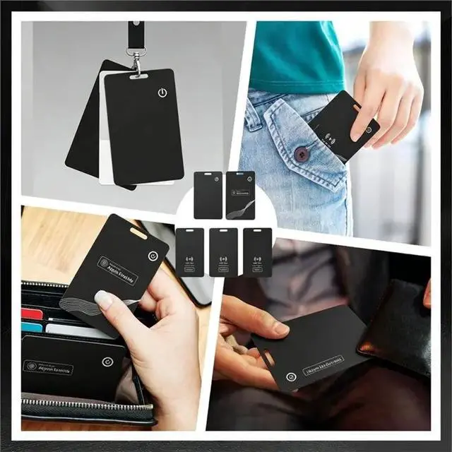 Alt view image 3 of 3 - For Bluetooth GPS Locator For Smart Card Tracker For For Google Dual System Anti-Lost Device For Pets Wallet Keys