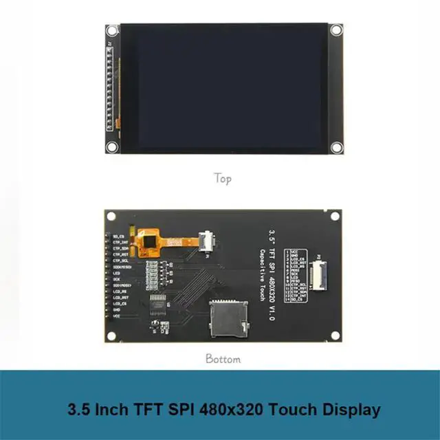 Alt view image 3 of 3 - 3.5 Inch IPS LCD Module TFT SPI Capacitive Touchscreen Display480x320 ST7796 Screen for /C51/STM32/ESP32/