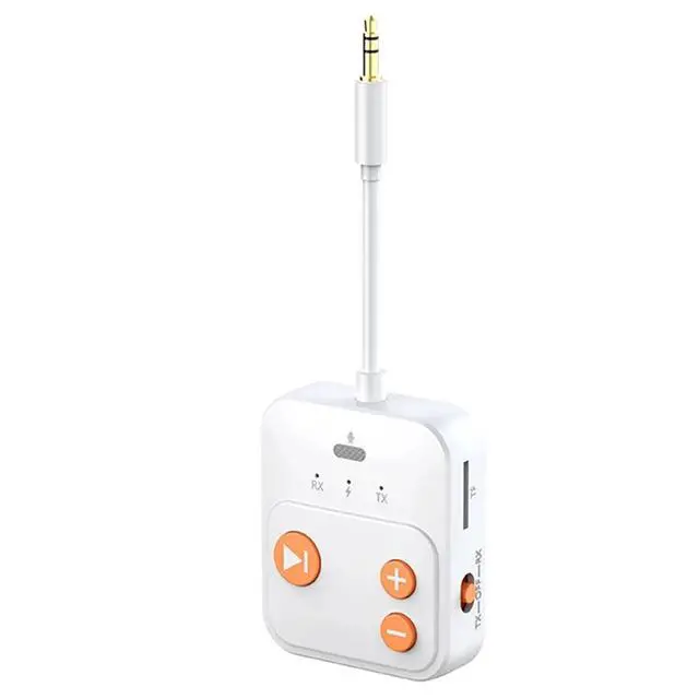 Alt view image 3 of 3 - Audio Receiver Bluetooth 6.0 Adapter TF 3.5mm AUX Dual Device Adapter for TV Car Speakers Switch