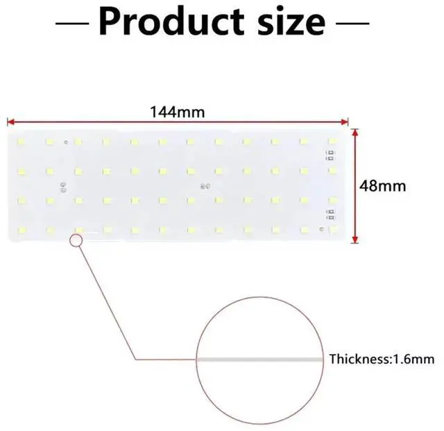 Main image of For Lithophane LED Backlight Board Kit USB-A to PH2.0 Power Supply Lamp Panel Light Board LED