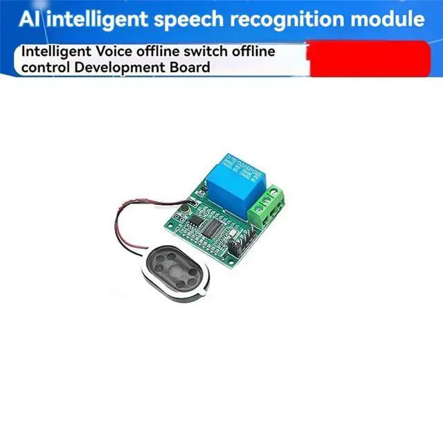 Alt view image 2 of 3 - AI Intelligent Voice Recognition Module Offline Voice Control Switch Module Support Custom Voice For DIY Voice Device