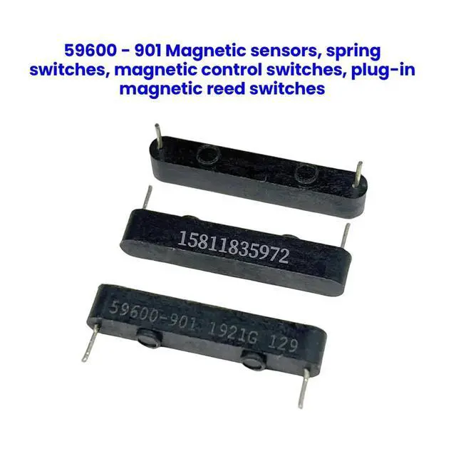 Alt view image 2 of 3 - Plastic 59600 Normally Open NO Miniature PCB Mountable Induction Sensor DIP Magnetic Contact Switch 59600-901