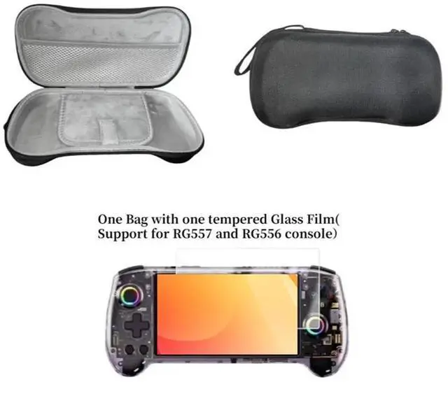 Main image of Protective Shockproof Carrying Case For Anbernic RG557/RG556 Game Console Storage Bag With Handheld Design