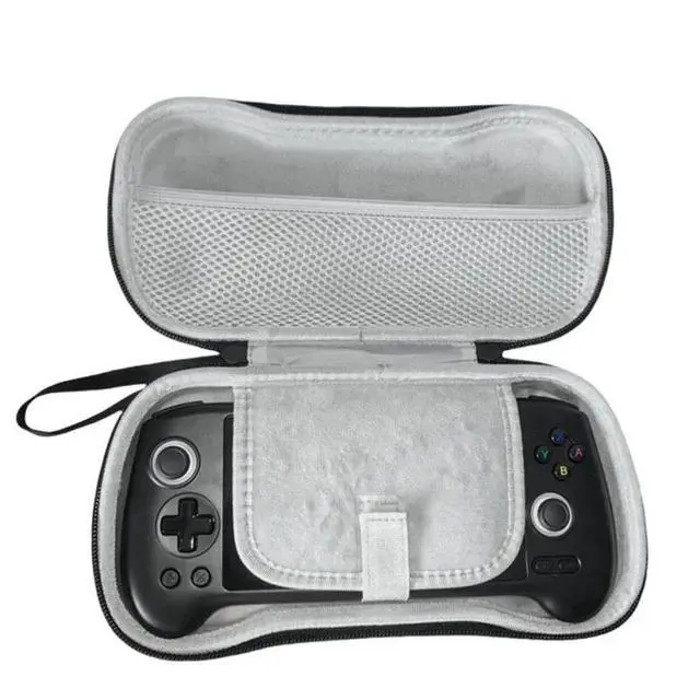 Alt view image 3 of 3 - Protective Shockproof Carrying Case For Anbernic RG557/RG556 Game Console Storage Bag With Handheld Design