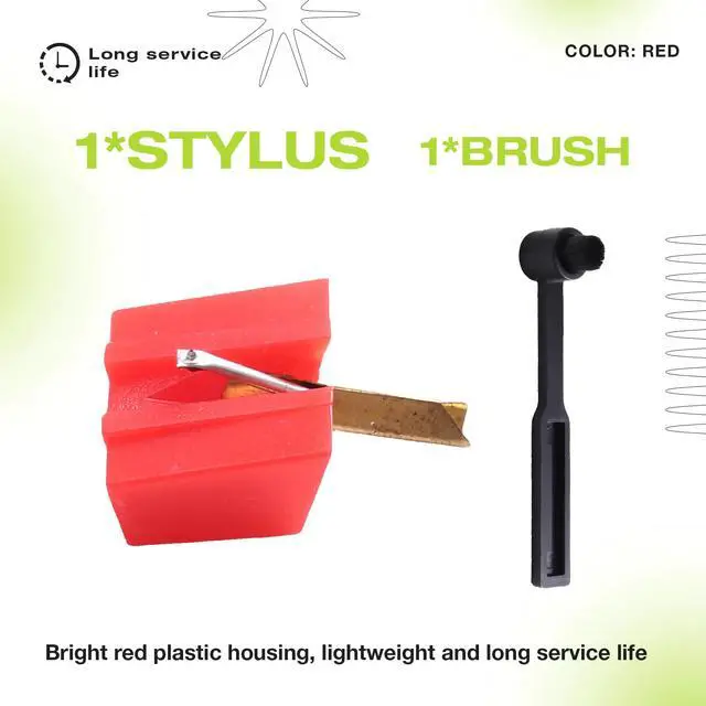 Alt view image 2 of 3 - Turntable Stylus Replace For Tenorel N2001 D For Pioneer PL-12D For Goldring D100 110 Gramophone Turntable Stylus Kit