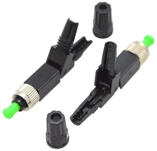 Main image of 10PCS FTTH Pre Bur Fiber Optic Fast Connector Adapter Mechanical FC Quick Connector for FTTH Drop Cable