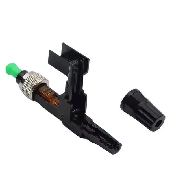 Alt view image 2 of 3 - 10PCS FTTH Pre Bur Fiber Optic Fast Connector Adapter Mechanical FC Quick Connector for FTTH Drop Cable