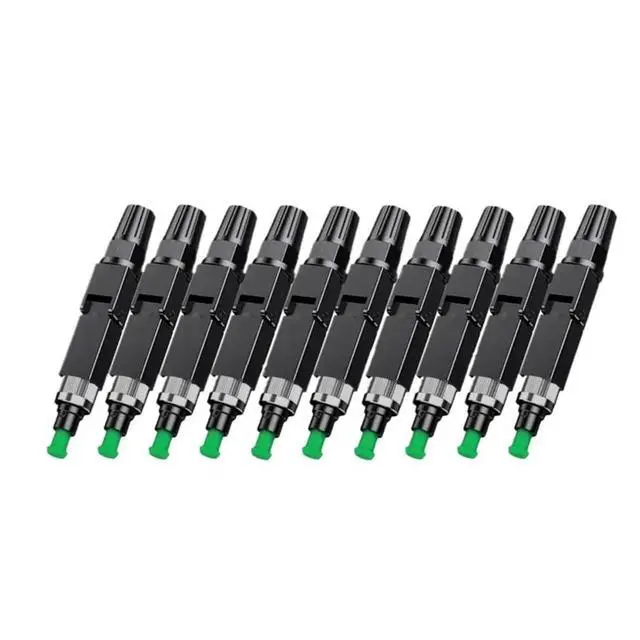 Alt view image 3 of 3 - 10PCS FTTH Pre Bur Fiber Optic Fast Connector Adapter Mechanical FC Quick Connector for FTTH Drop Cable