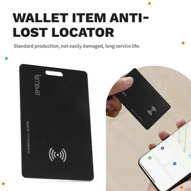 Alt view image 3 of 3 - Ultra Thin Smart Tracking Card Charging For Wallet Tracker Card BLE GPS Locator For Items Anti-Lost Detection