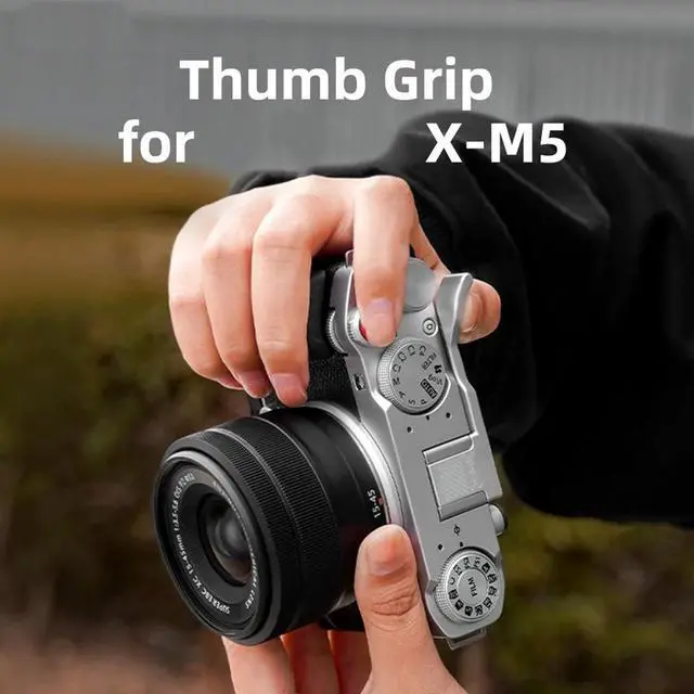 Alt view image 3 of 3 - Thumb Grip for X-M5 Camera Thumb Grip X-M5 Camera Thumb Grip One-Handed Holding Bracket Accessories A
