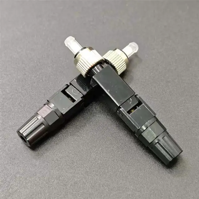 Main image of Embedded FTTH Fiber Optic Quick Connector Carrier-GradeFC UPC Round Head Single-Mode Fiber Optic Assembly Fast Connector