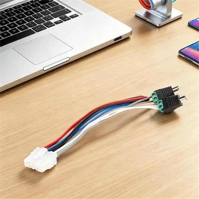 Alt view image 2 of 3 - Power Input Speaker Wire Harness 10 Pin Plug with for Jack 10Pin Power Harness Plug for Dual TBX10A Amplifier