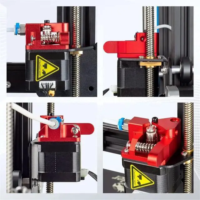 Alt view image 2 of 3 - 3D Printer Accessories, -10 for Double Pulley Extruder, Plastic Push in Connector for Air Pipeline A