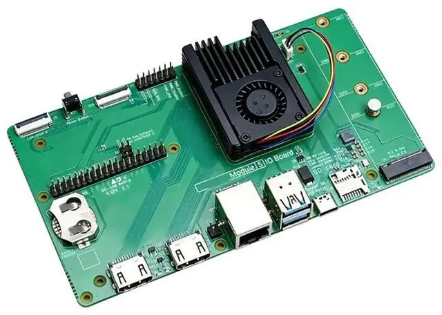 Main image of For CM5 Heatsink Cooler Alumium for RPi CM4 Dedicated Heatsink with PWM Temperature-Controlled Fan