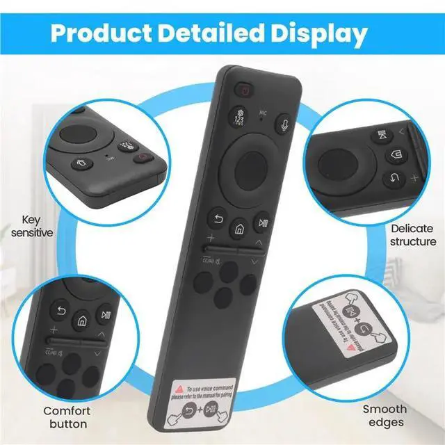 Alt view image 3 of 3 - Solar Powered Voice Remote BN59-01455A TM2360E Control For Smart TV For NEO QLED Series Q60 Q70 Q80