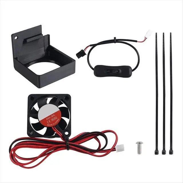 Alt view image 2 of 3 - Extruder Motor Cooling Fan for -Lab A1/A1 Mini 3D Printer Cooling Fan 4010 24V