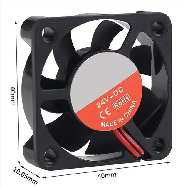 Alt view image 3 of 3 - Extruder Motor Cooling Fan for -Lab A1/A1 Mini 3D Printer Cooling Fan 4010 24V