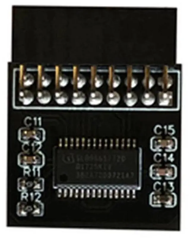 Main image of Tpm 2.0 Encryption Security Module Board Remote Control TPM2.0 LPC 18Pin Motherboards Card for for 11