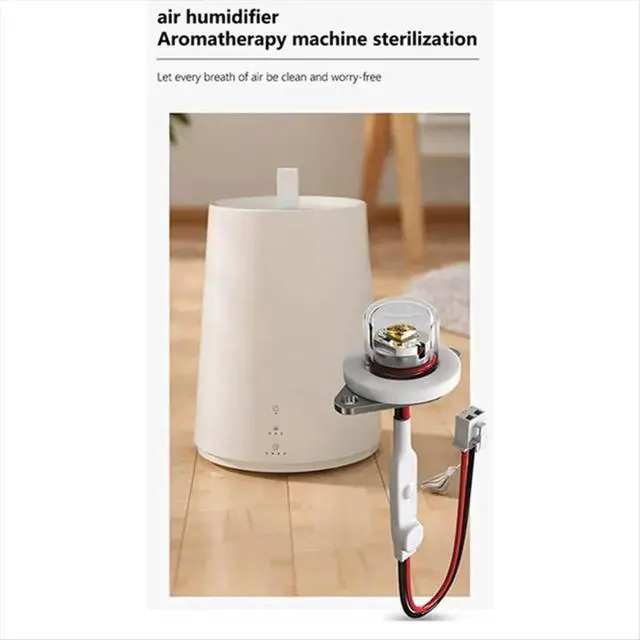 Alt view image 2 of 3 - 2Pcs DC12-24V UVC 270-280NM Ultraviolet Water Purifier Disinfection Pet Water Dispenser LED Disinfection Module