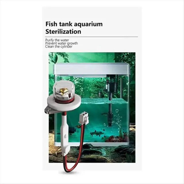 Alt view image 3 of 3 - 2Pcs DC12-24V UVC 270-280NM Ultraviolet Water Purifier Disinfection Pet Water Dispenser LED Disinfection Module