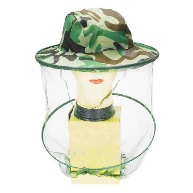 Alt view image 2 of 3 - 5X Beekeeper Antimosquito Bee Bug Insect Fly Mask Cap Hat With Net Mesh Face Protection