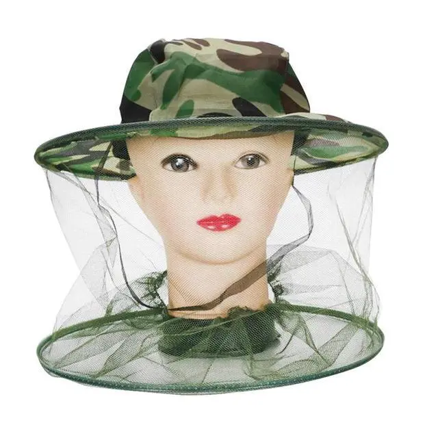 Alt view image 3 of 3 - 5X Beekeeper Antimosquito Bee Bug Insect Fly Mask Cap Hat With Net Mesh Face Protection