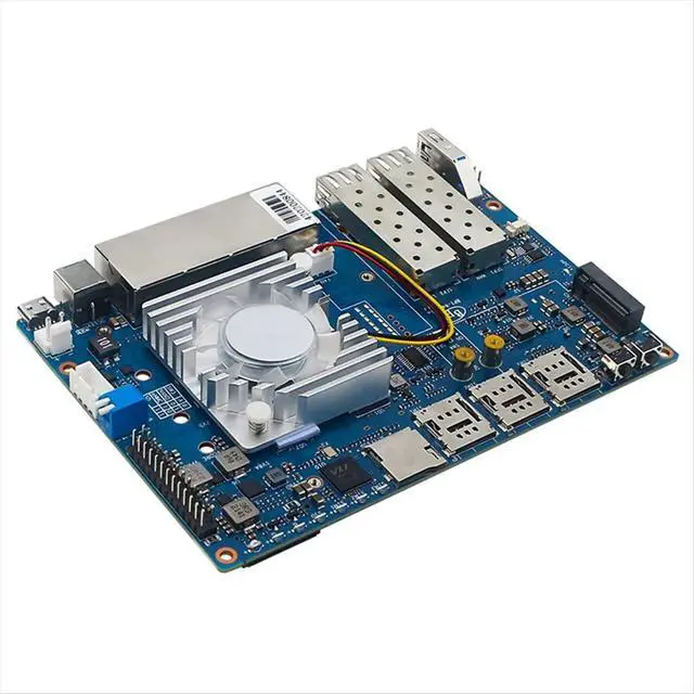 Alt view image 2 of 3 - Aluminum Heat Sink with Cooling Fan for R4 Cooling Decrease Temperature