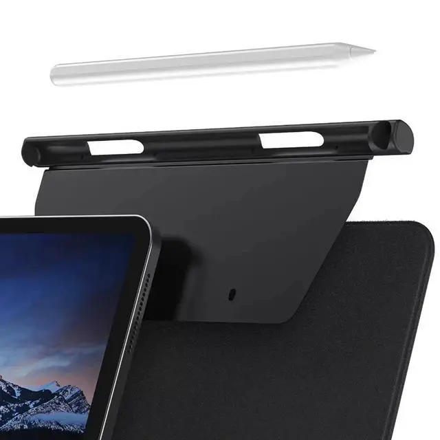 Alt view image 2 of 3 - Pencil Holder for Pencil 2 Holder Compatible with Magic Keyboard Smart Designed for Pencil 1/2 Black