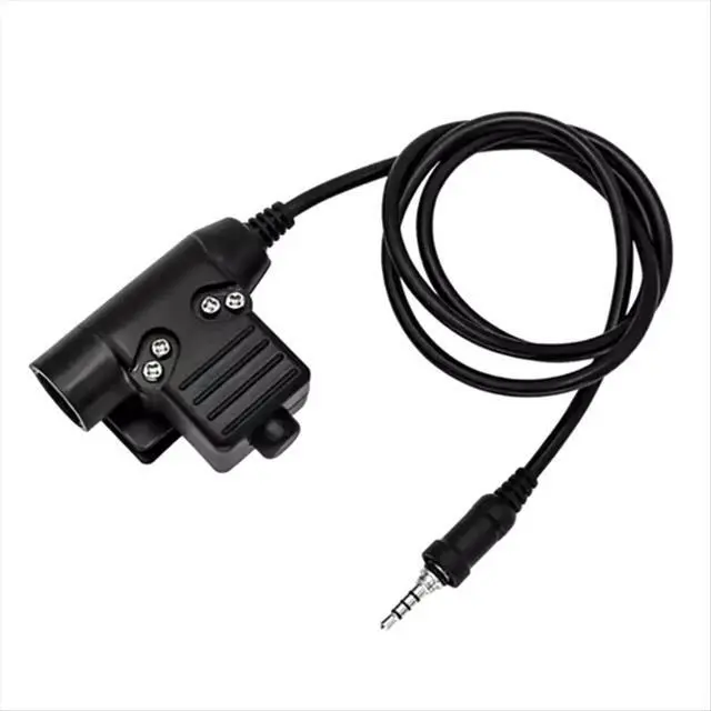 Alt view image 3 of 3 - For U94 PTT Headset Adapter for VX-6R, VX-7R, FT-270 Walkie Talkies