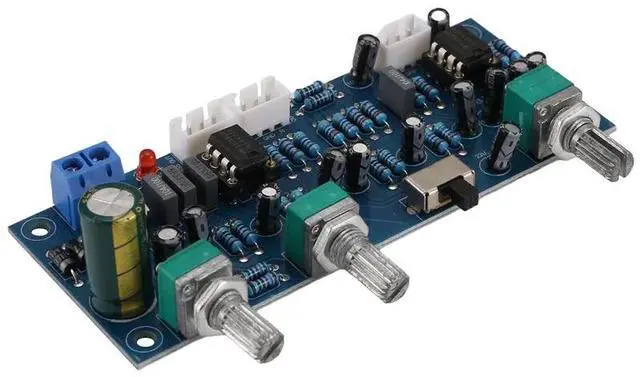 Main image of 2.1 Channel Subwoofer Preamp Board Amplifier Board Low Pass Filter Bass Preamplifier(Finished Product)
